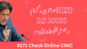 Ehsaas Program 25000 BISP Registration & Eligibility Guide
