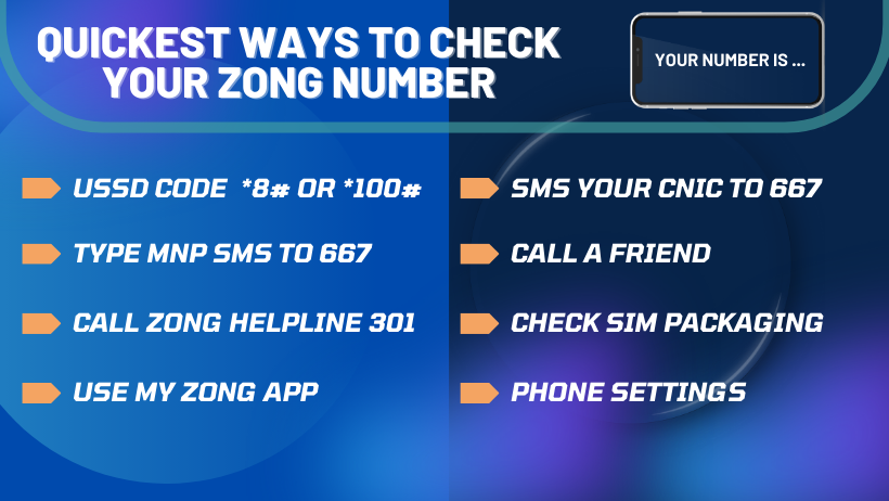 Quickest Ways to Check Your Zong Number